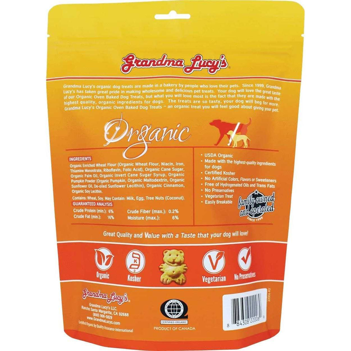 Organic Banana & Sweet Potato Oven Baked Dog Treats T1386