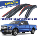 Shatterproof Tape-on Window Deflectors for Trucks, 4 pcs N9410