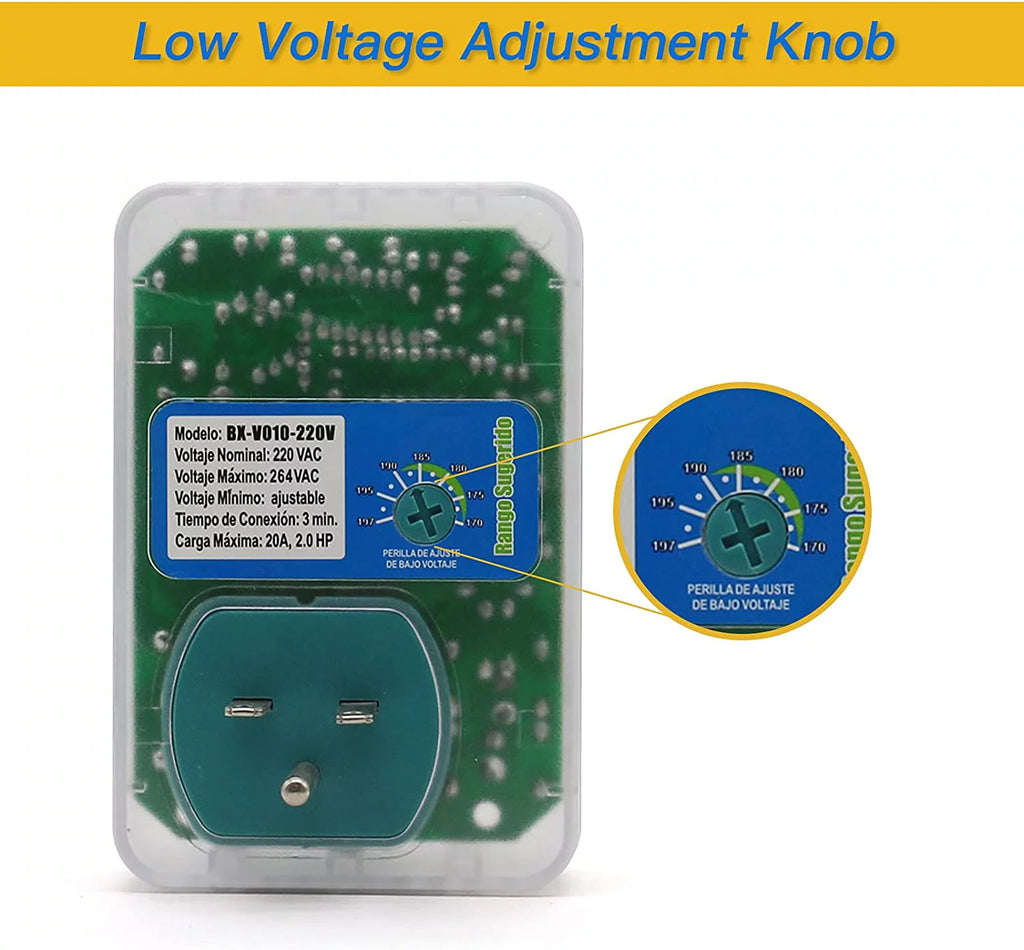 220V 2400W 20A Surge Protector Outlet 1 Pack E1766