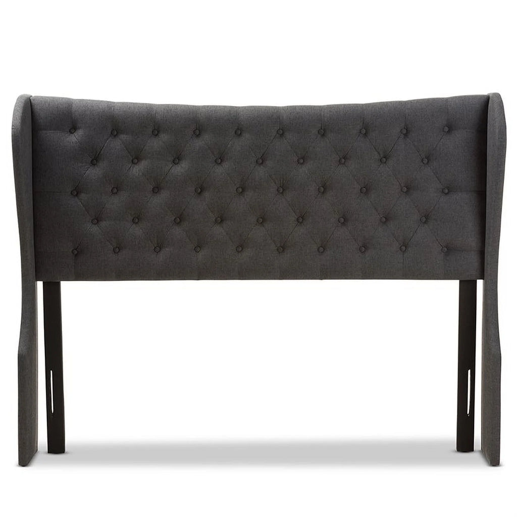 Queen Winged Panel Headboard in Dark Gray K466924