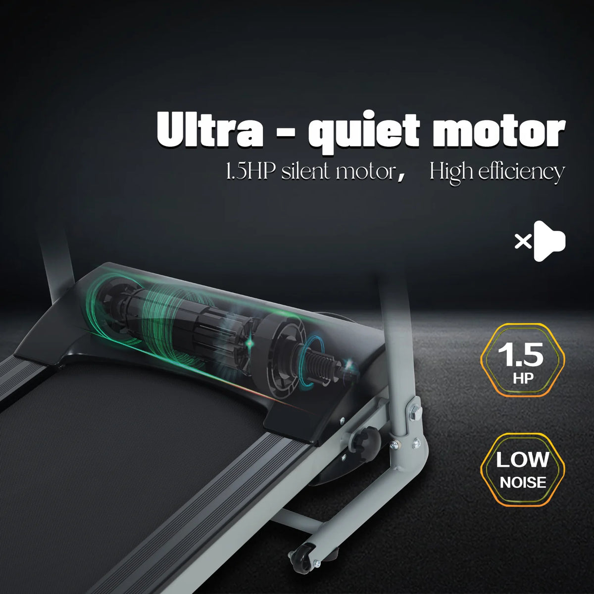 Folding Electric Treadmill R1650