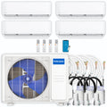 42,000 BTU 4 Zone Ductless Mini Split Air Conditioner and Heat Pump A2201