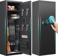Biometric Rifle Gun Safe with 3 Removable Gun Racks E776