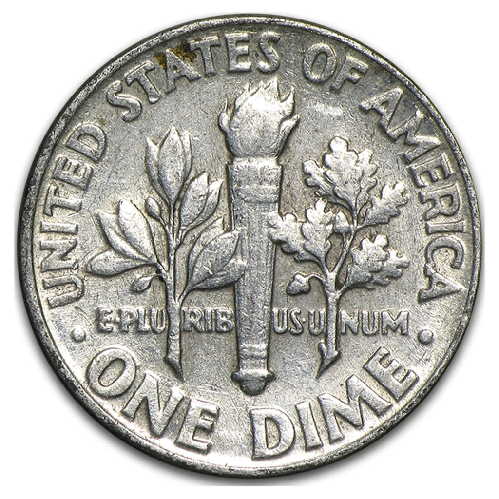 50-Coin Roll 90% Silver Roosevelt Dimes Avg Circ T26510
