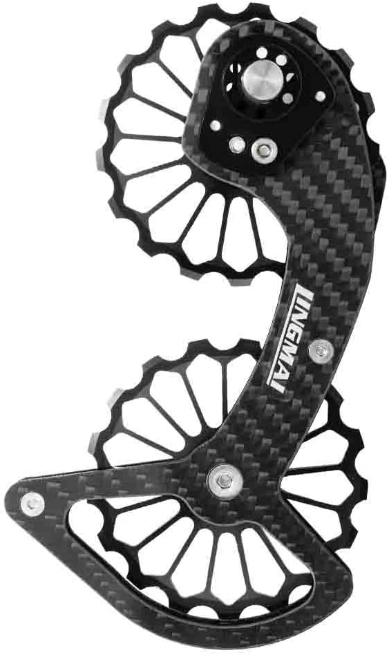 Carbon Fiber Ceramic Rear Derailleur 17T Pulley Guide Wheel H9574