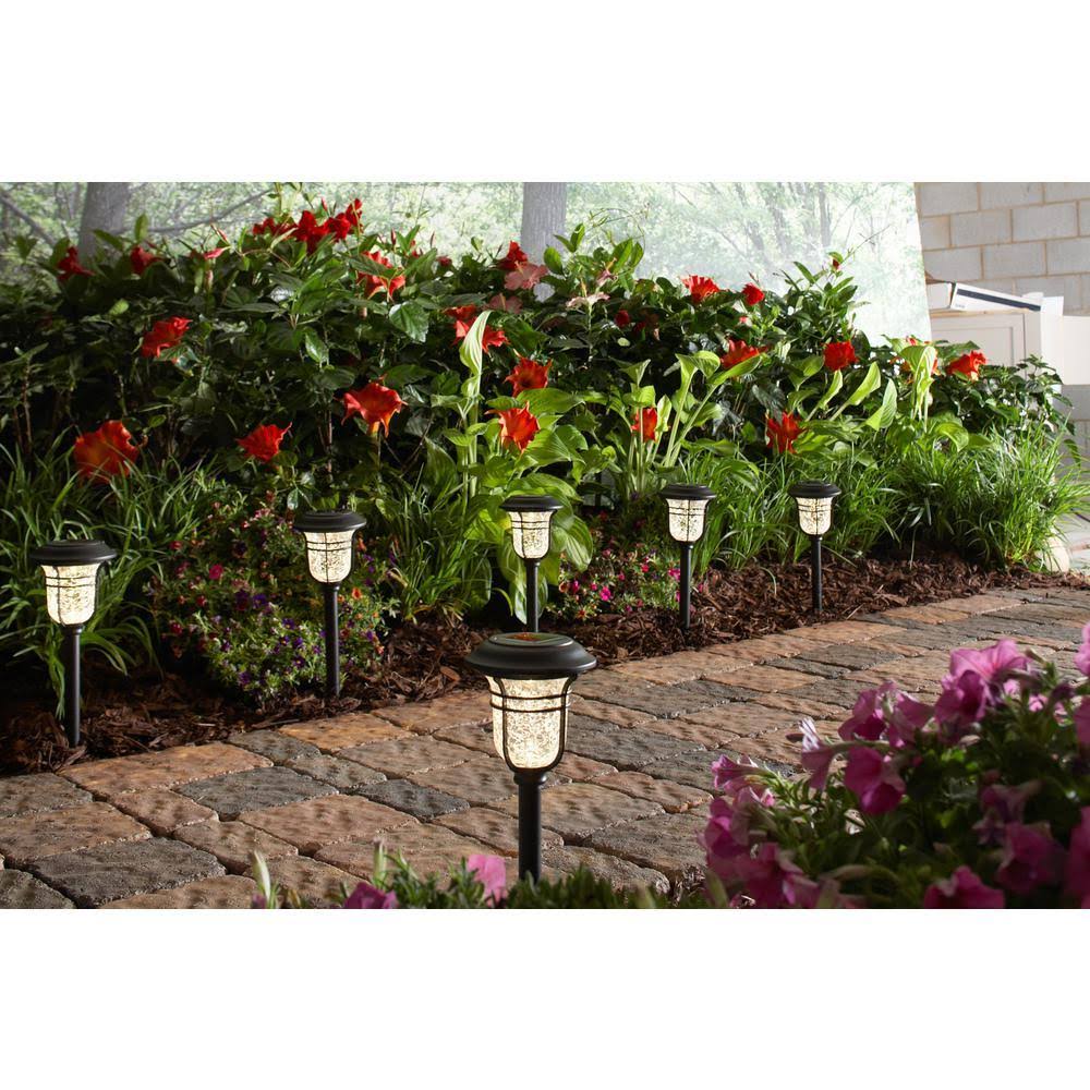 Black LED 3000K Landscape Path Light 10-Pack C467