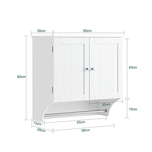White 2 Door Mirror Medicine Cabinet O348040