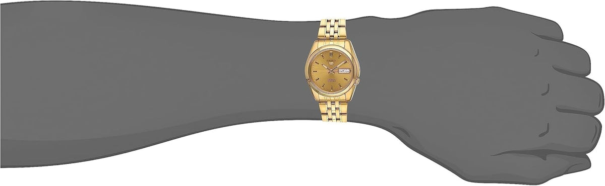 Gold Dial Gold-Tone Stainless Steel Automatic Watch S139
