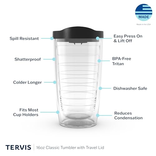 16oz Double Walled Insulated Tumbler Travel Cup 4pk E259