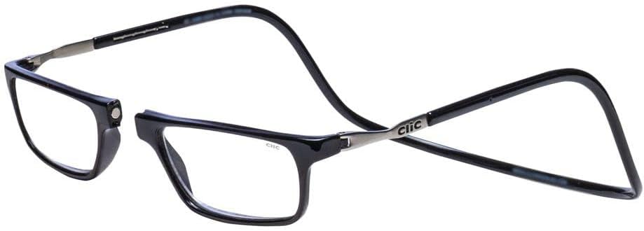 Black 2.50 Magnification Wide Frame Reading Glasses Q736278
