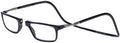 Black 2.50 Magnification Wide Frame Reading Glasses Q736278