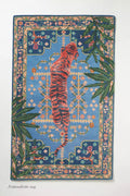 Red Wool Area Rug 9'x12' O4567