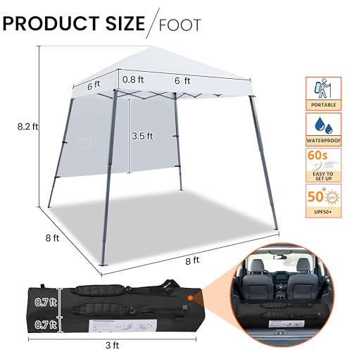 Blue 10x10 Pop Up Canopy Tent with Backpack P15147
