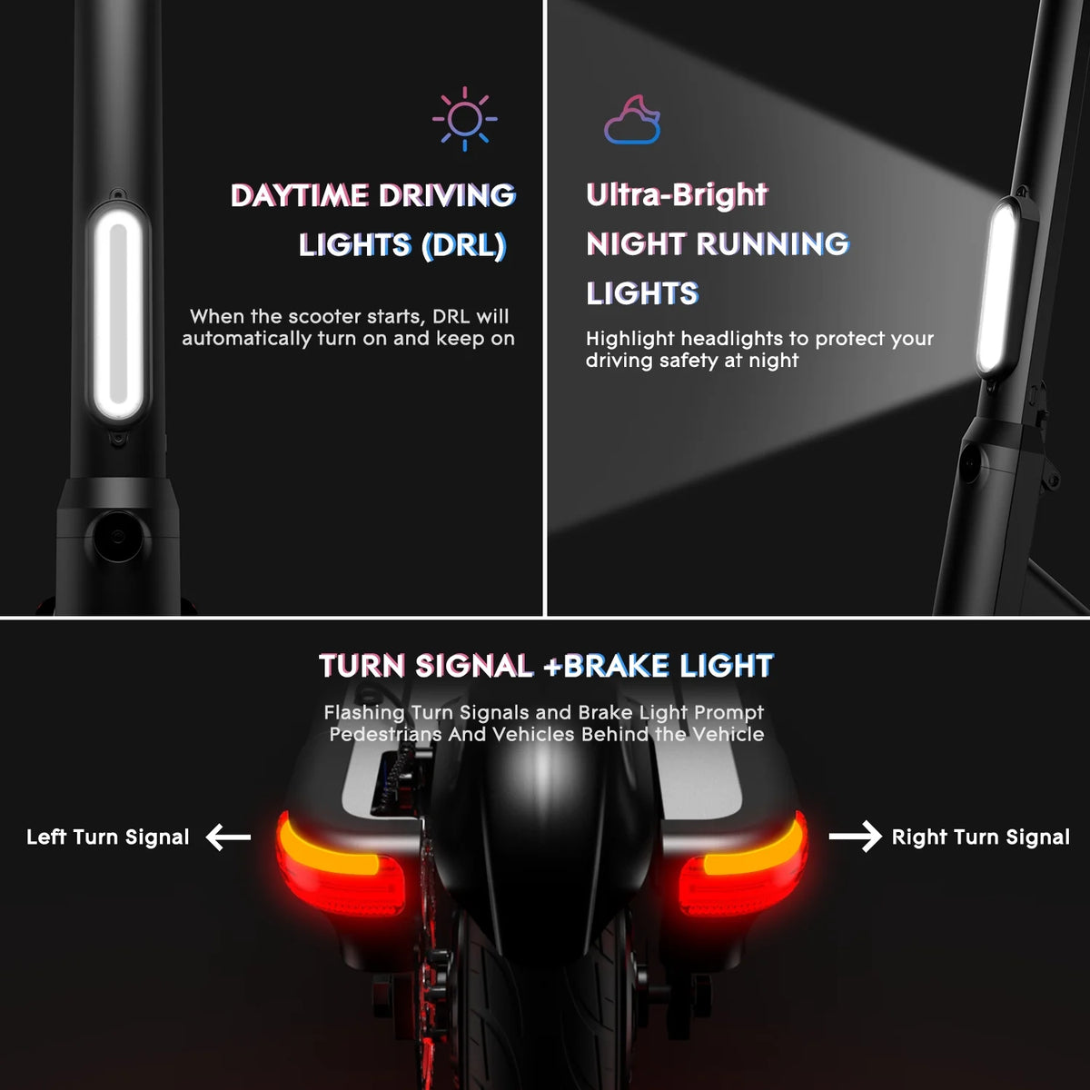 500W Foldable Electric Scooter with 10 Fat Tires Z109127