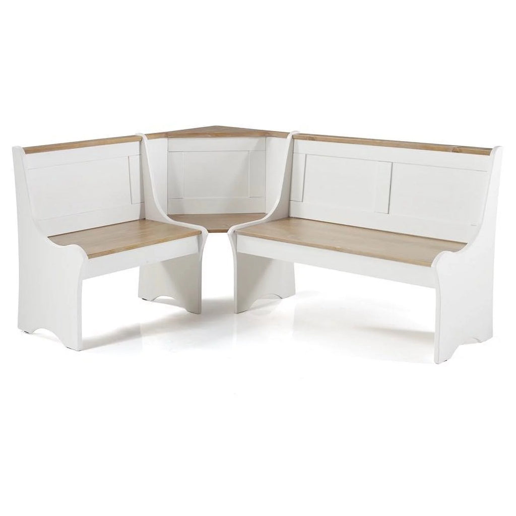 Antique White Dining Nook Set O476438