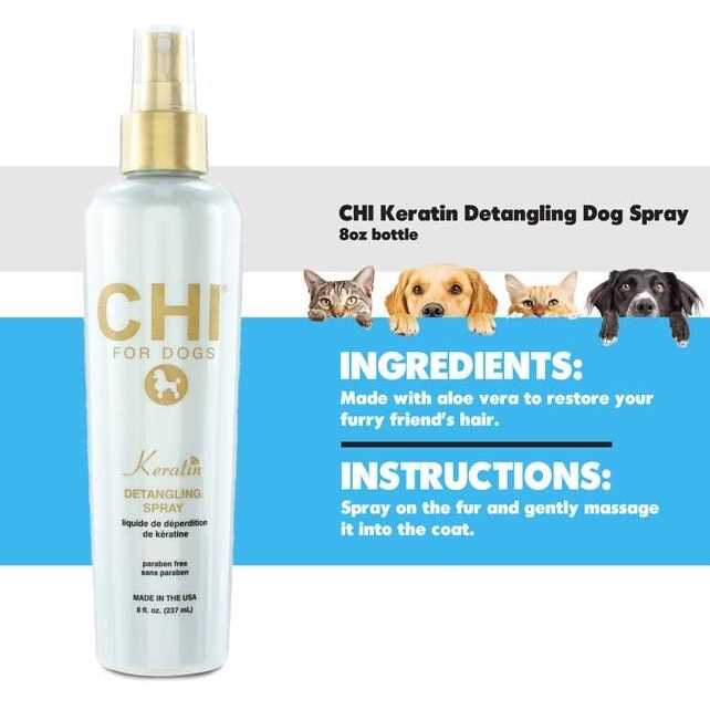 Keratin Detangling Dog Spray C9723