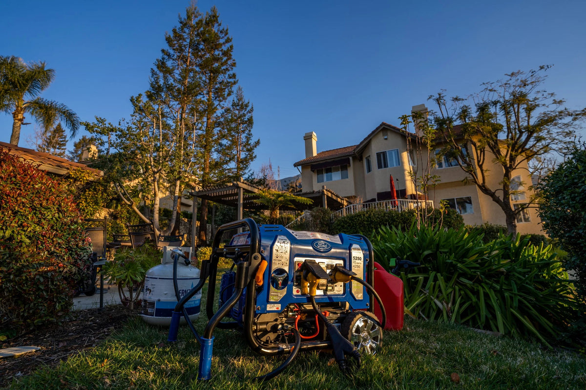 5,250-Watt Dual Fuel Portable Generator X1715