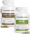 Ergothioneine and Lions Mane Bundle with Shiitake and Oyster Mushroom Extracts T49740