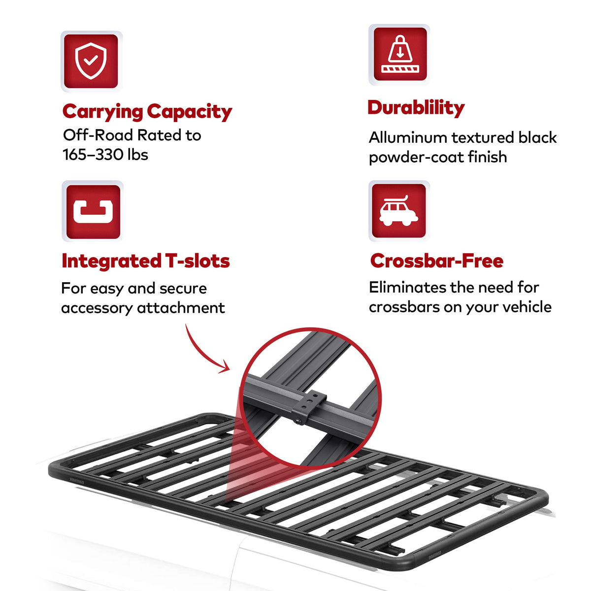 60 by 54 Inch Roof Rack Platform W80570