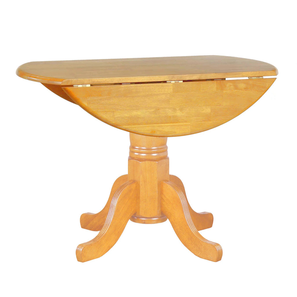 Oak 3PC Round Extendable Wood Dining Set G149346