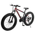 26 Fat Tire Mountain Bike 21 Speed High Carbon Steel Frame M2119