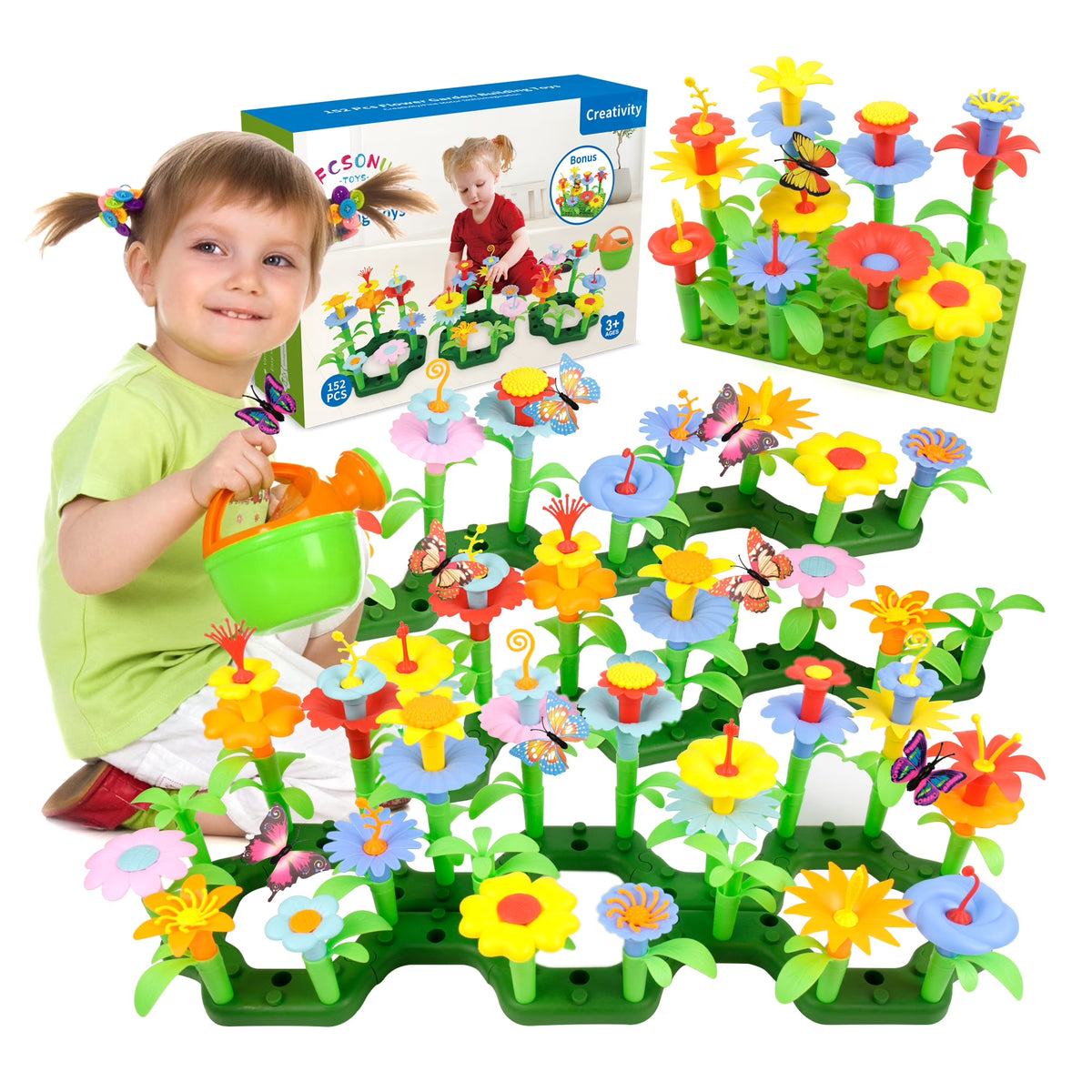 Flower Garden Building Toys, 152 Pcs I533622