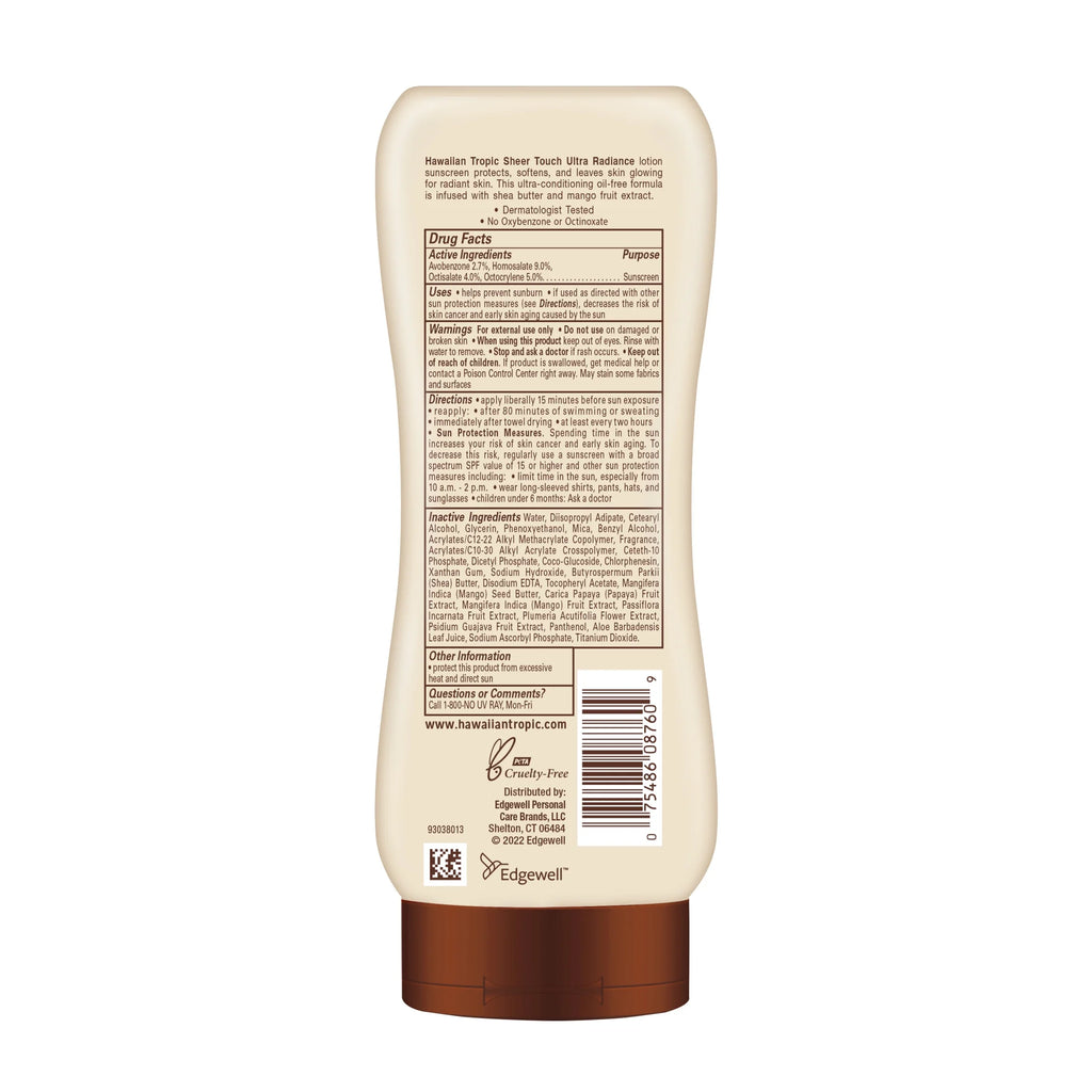 Sheer Touch Ultra Radiance Sunscreen Lotion SPF 50, 8oz D780