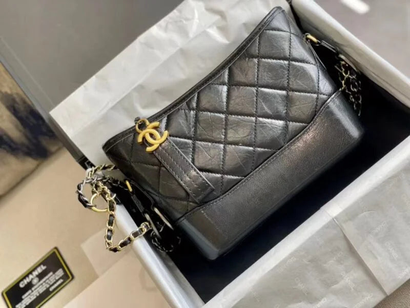 Black Small Hobo Bag P555