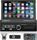 7 Inch Motorized Flip Out Touchscreen Car Stereo with Backup Camera N9491