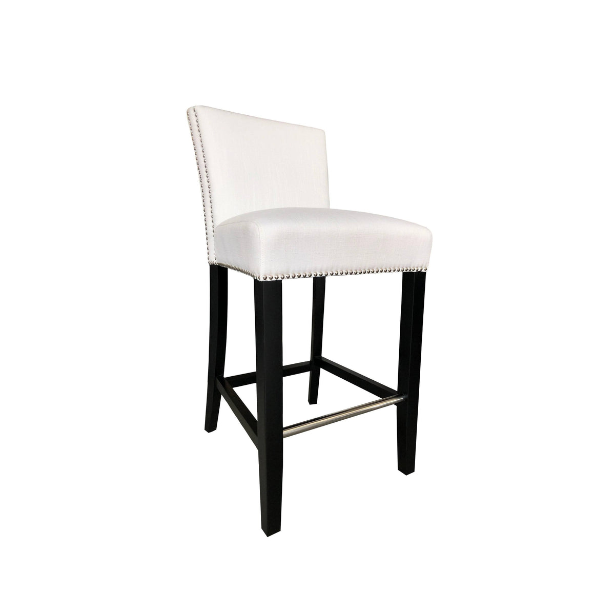 White Linen Bar Stool O49760