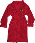 Red Silk Touch Bath Robe U976