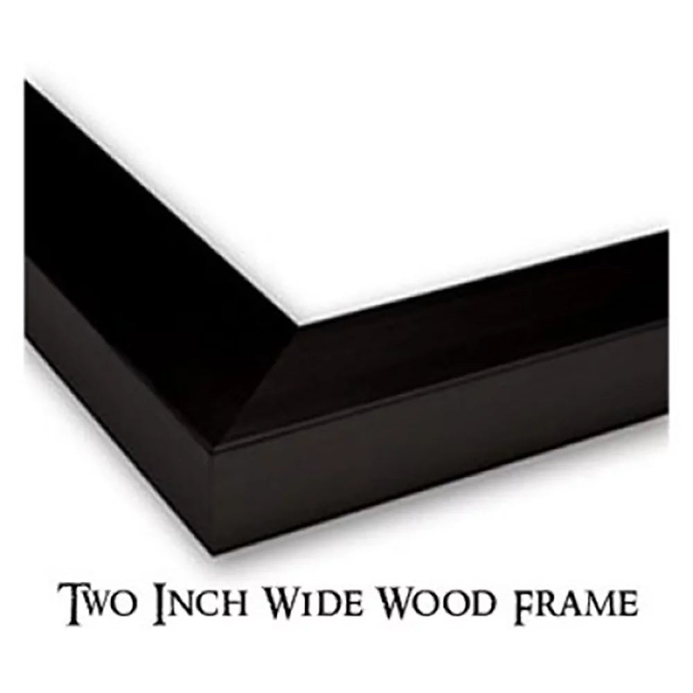 Black Modern Framed Art Print O22639