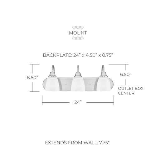 Bronze 4-Light Bathroom Vanity Wall Light Z222529