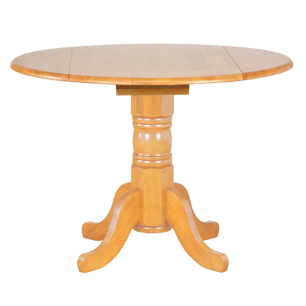 Oak 3PC Round Extendable Wood Dining Set G149346