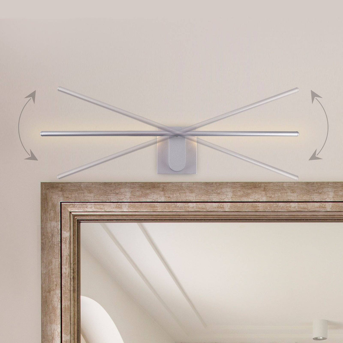 Swivel LED Sconce Silver Z23557