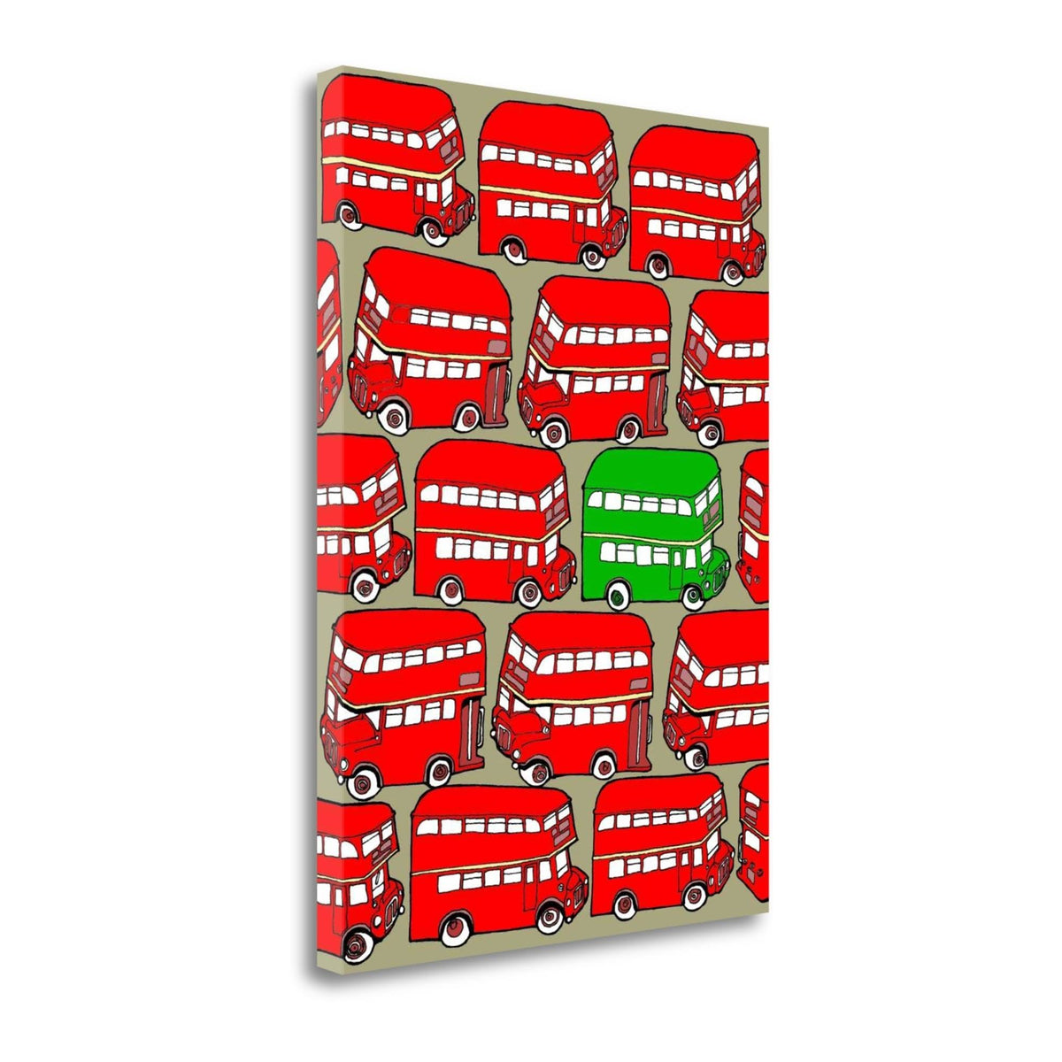 Green Double Decker Fine Art V254