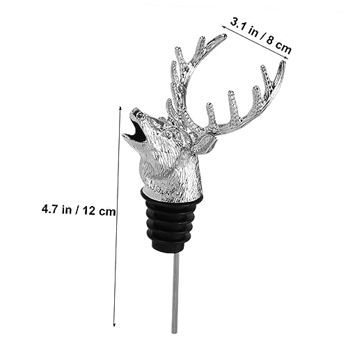 Deer Head Wine Pourer Stopper Aerator Q62139