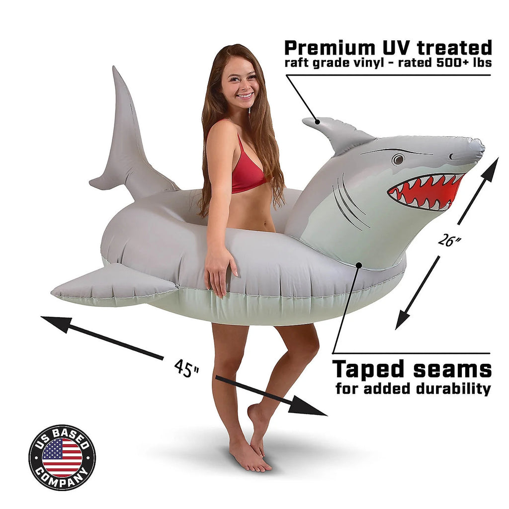 Inflatable Shark Tube Raft I472