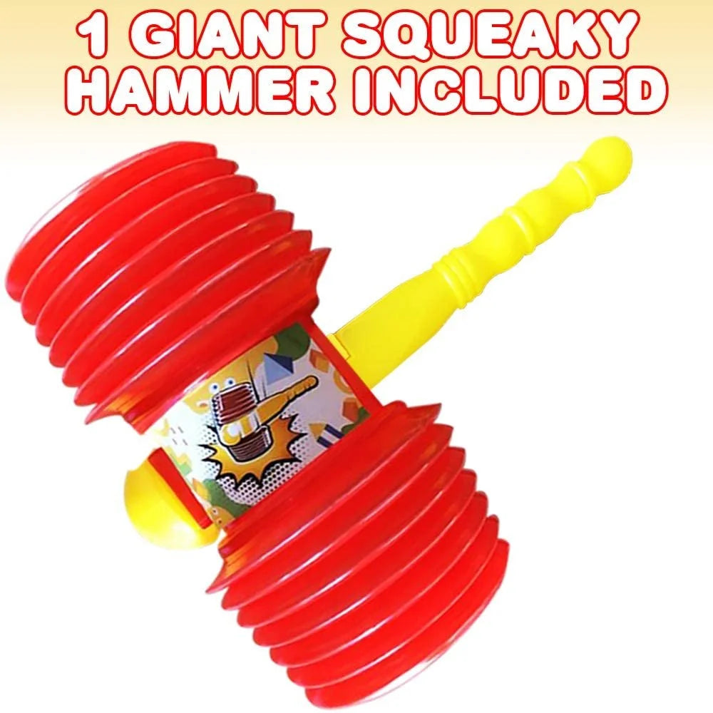 Giant Squeaky Hammer Kids Pounding Toy O7391