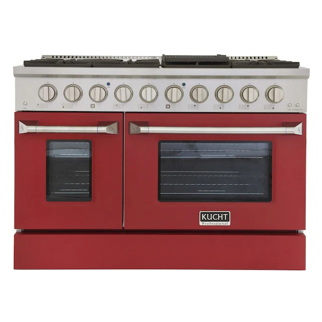 48 in. Natural Gas Range with Red Door Q148206
