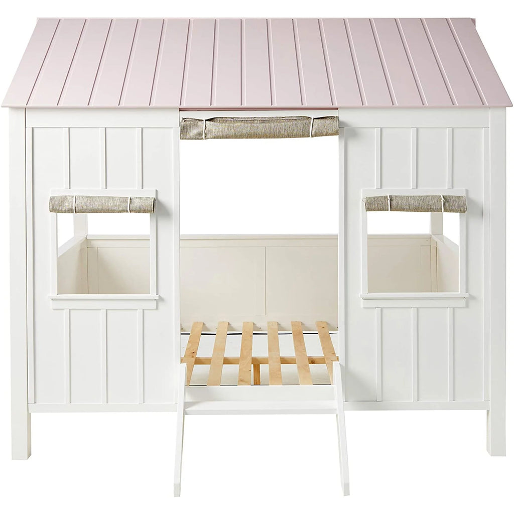 Full Bed in White & Pink R29980