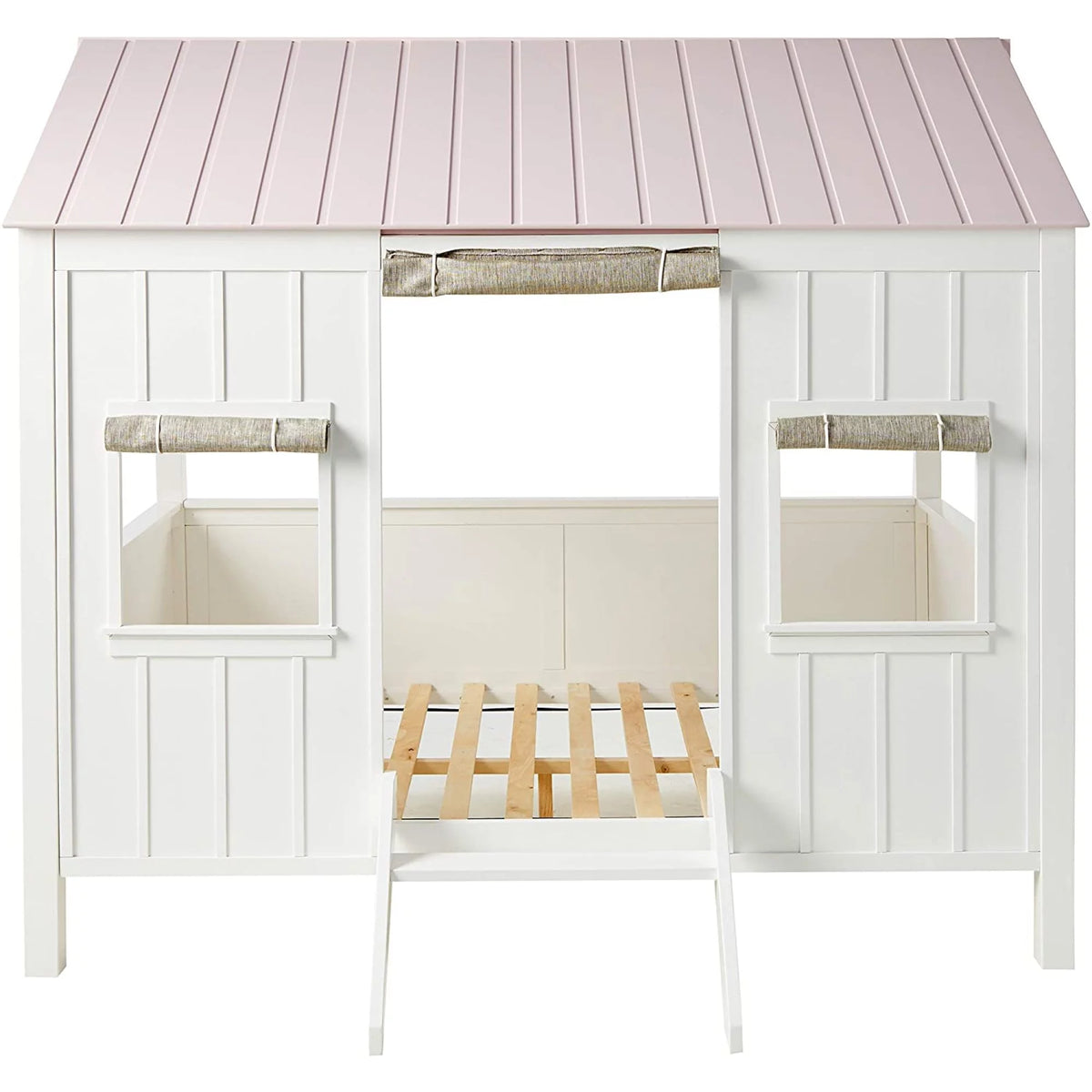 Full Bed in White & Pink R29980