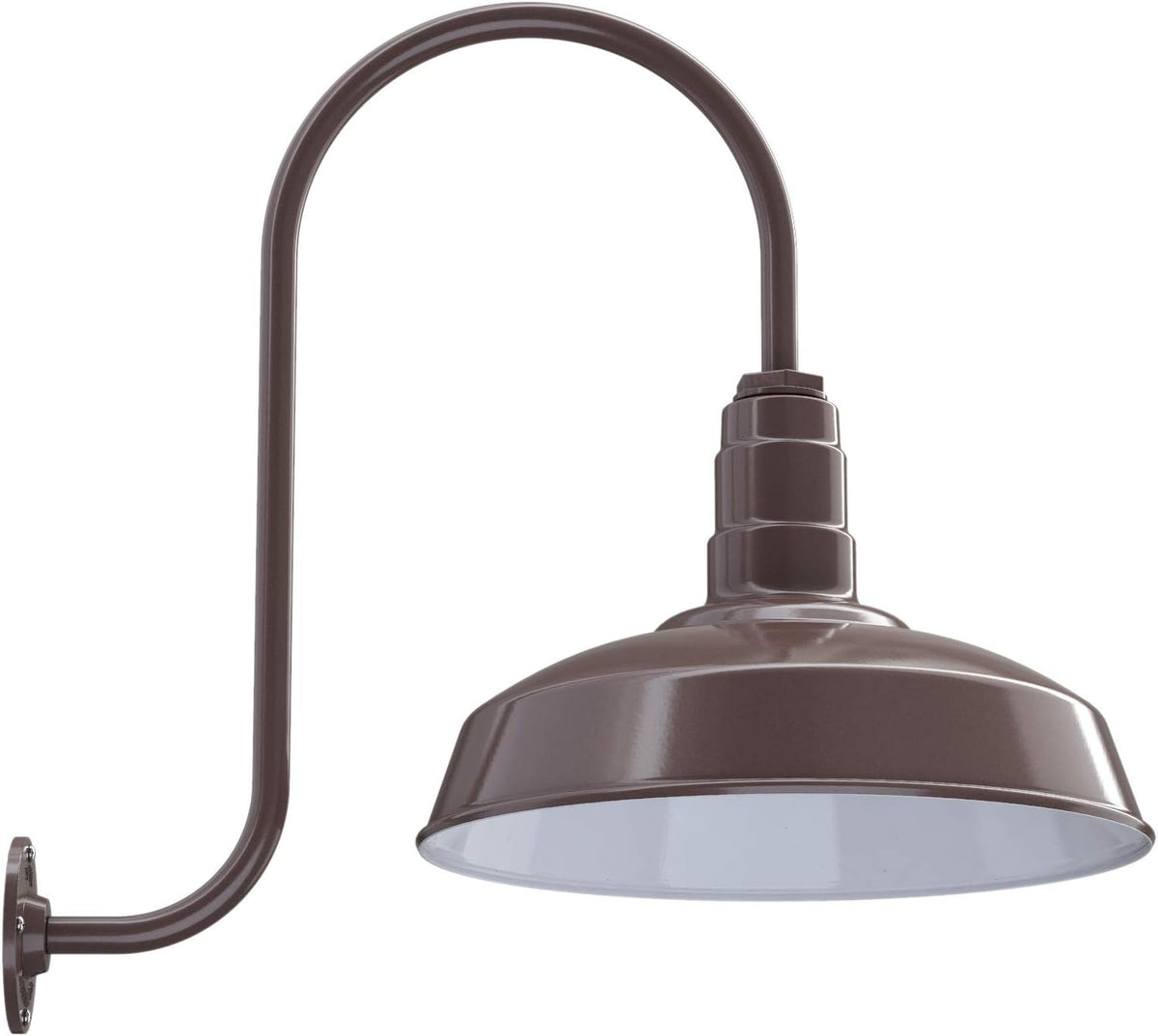 Matte Black Gooseneck Barn Light A703101