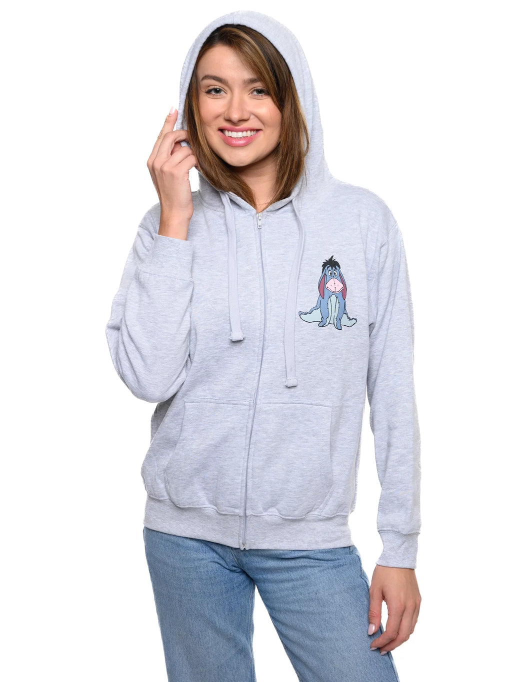 Gray Zip Up Hoodie S515