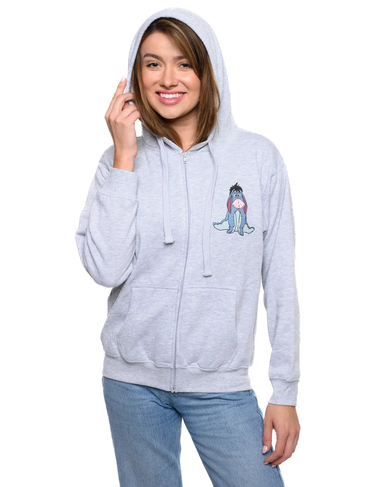 Gray Zip Up Hoodie S515