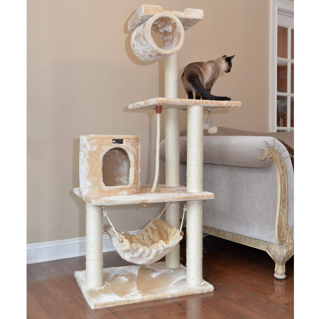 Beige 62 inch Cat Tree J219284