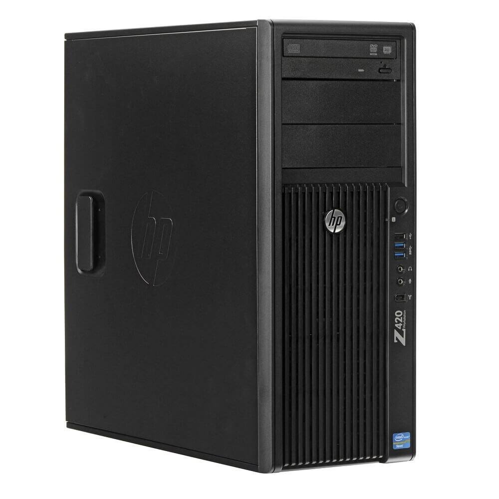 HP Z420 Workstation E5-1620 Quad Core 3.6GHz 32GB 500GB 2TB K5000 H4759