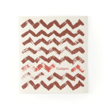 Red Zigzag Eco-Cloth L550326