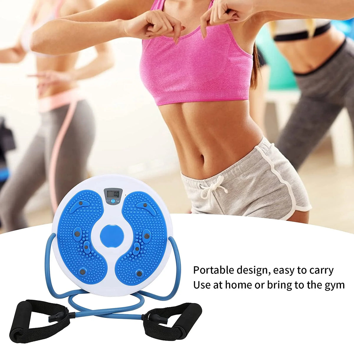 Waist Twisting Disc Board with Drawstring W20142
