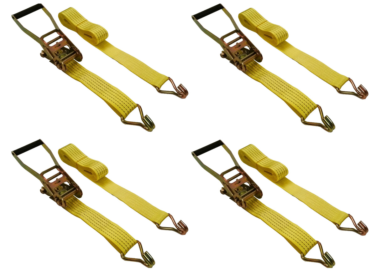 2"x15' Ratchet Straps 5000 Lbs 4 Pack P317199